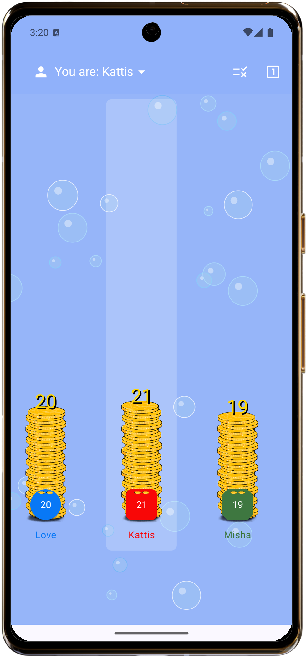 Multiplayer Mode Gameboard
