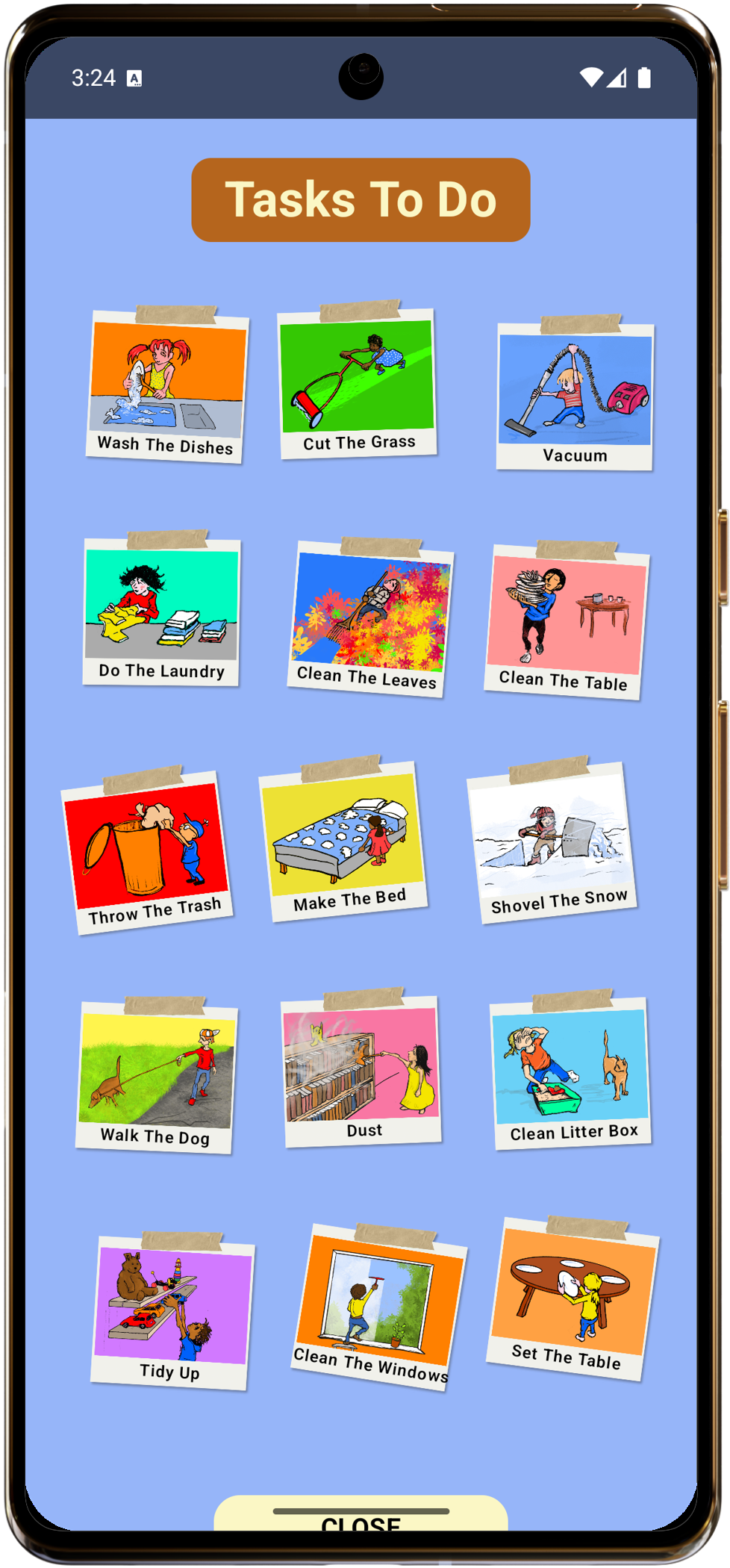 Tasks Screen